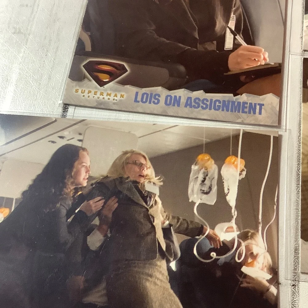 2006 SUPERMAN Returns Kate Bosworth Lois Lane 4 Card Lot Topps Dc Movie